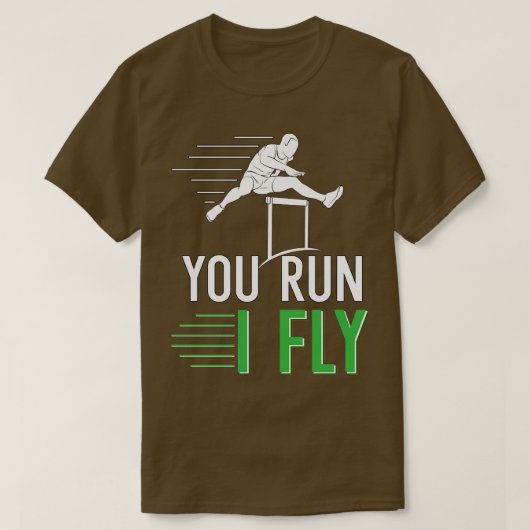 T-shirt Tu cours, je vole (Design devant)