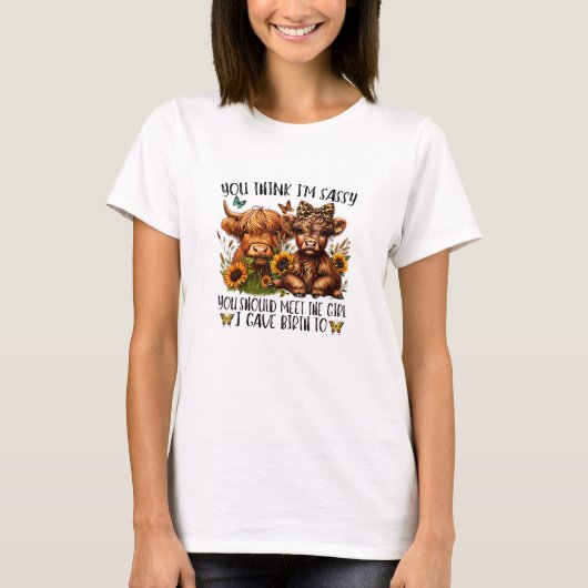 T-shirt Tu crois que je suis sûr que tu devrais rencontrer (Devant)