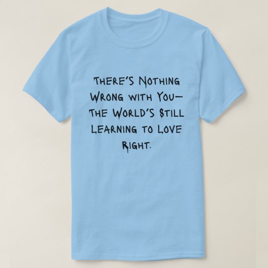 T-shirt tu es aimé (Design devant)
