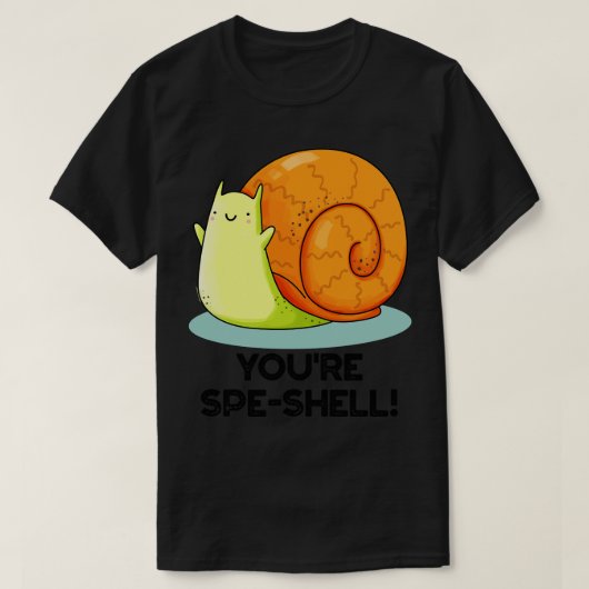 T-shirt Tu Es Fâché Pun D'Escargot (Design devant)