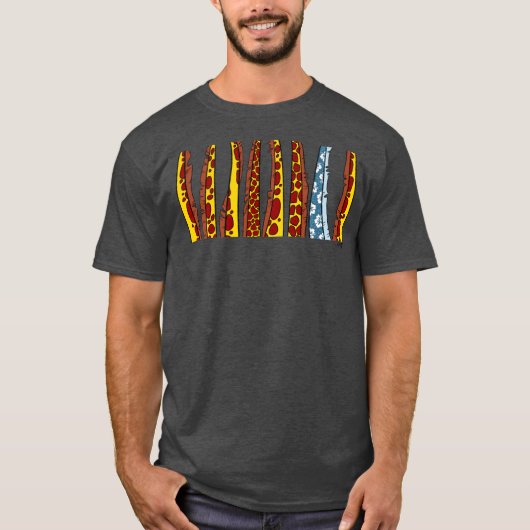 T-shirt TU ES GIRAFFE par Jeff Willis Art (Devant)