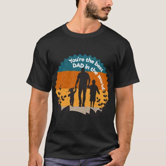 T-shirt Tu es le meilleur papa du monde (Devant)