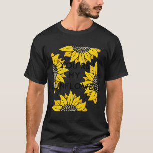T-shirt Tu Es Ma Fleur Jaune