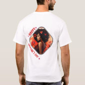 T-shirt Tu Es Ma Saint Valentin ? - Connexion passionnée (Dos)