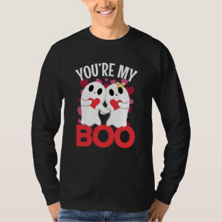 T-shirt Tu es mon fantôme Boo avec un cœur pour la Saint-V