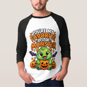 T-shirt Tu es mon petit monstre préféré - Joli Halloween