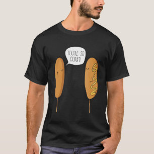 T-shirt Tu Es Si Min Drôle Chien De Maïs