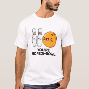 T-shirt Tu es un jeu de quilles amusant dans un bol de gla