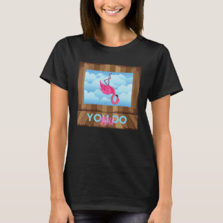 T-shirt Tu fais Toi Flamant Rose à l'Envers