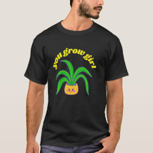 T-shirt Tu Grandis Fille Drôle Plante