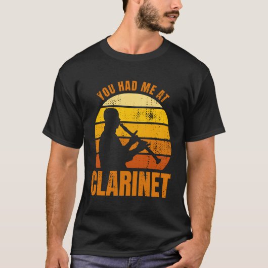 T-shirt Tu M'As Eu À Clarinet (Devant)
