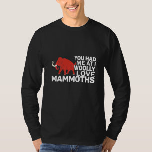 T-shirt Tu M'as Eu À Je Laineux Amour Mammouths Préhistori