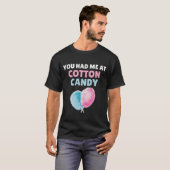 T-shirt Tu M'As Eu À La Barbe À Papa (Devant entier)