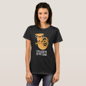 T-shirt Tu M'As Eu À Mellow Funny Tuba Pun Dark BG (Devant entier)