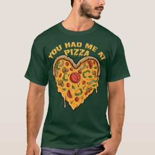 T-shirt Tu M'As Eu À Pizza Heart Boyfriend Girlfriend