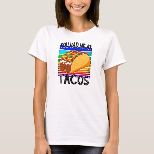 T-shirt Tu m'as eu à Tacos (Devant)