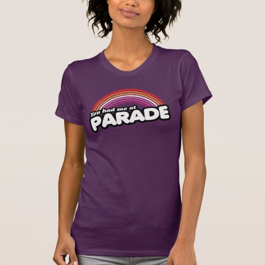 T-SHIRT TU M'AS EU AU DÉFILÉ (Devant)