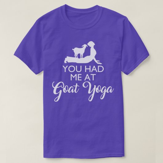 T-shirt Tu M'As Eu Au Yoga De Chèvre (Design devant)