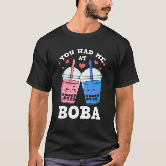 T-shirt Tu M'As Eu Chez Boba Bubble Milk Tea Tapioca Pearl