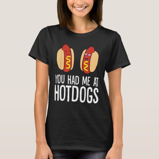 T-shirt Tu M'As Eu Chez Hotdogs (Devant)
