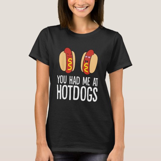 T-shirt Tu M'As Eu Chez Hotdogs (Devant)