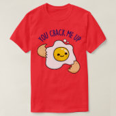 T-shirt Tu Me Cracques Un Petit Jeu D'Oeufs (Design devant)