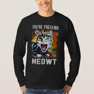 T-shirt Tu me fais complètement paniquer Mème d'art de c