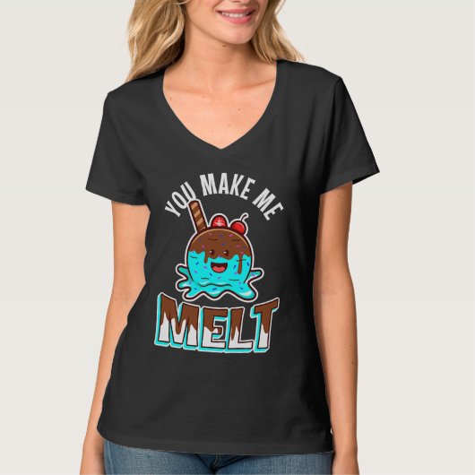 T-shirt Tu me fais fondre (Devant)