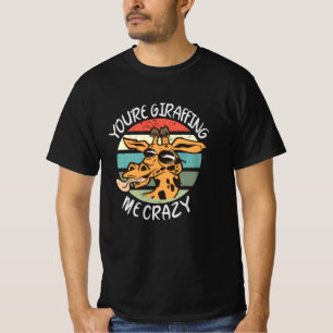 T-shirt Tu me girafes fou