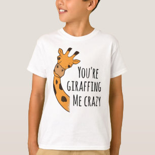 T-shirt Tu me girafes fou