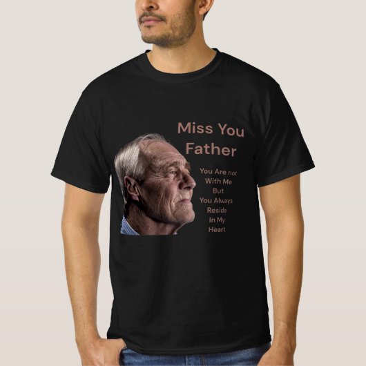 T-shirt Tu me manques père (Devant)