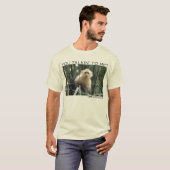 T-shirt Tu me parles ? Singe capucin (Devant entier)