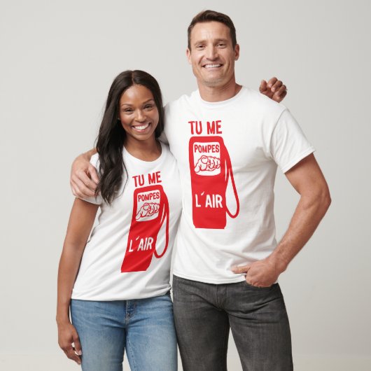 T-shirt tu me pompes air doigt pointe expression citation (Unisexe)