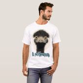 T-shirt TU M'ÉMEUS (oiseau, émotion) (Devant entier)