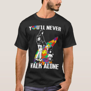 T-shirt Tu Ne Marcheras Jamais Seul Mère Et Fille