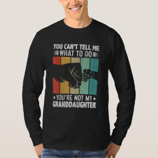 T-shirt Tu ne peux pas me dire quoi faire Tu n'es pas mon 