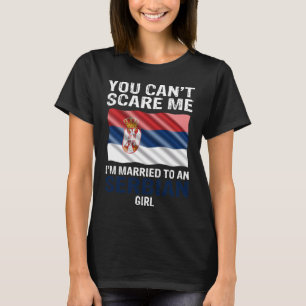 T-shirt Tu ne peux pas me faire peur, je suis mariée à u