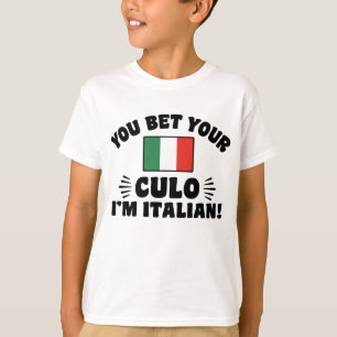 T-shirt Tu paries ton culo Je suis Italien