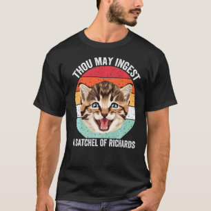 T-shirt Tu peux ingérer un sac de chat de Richards
