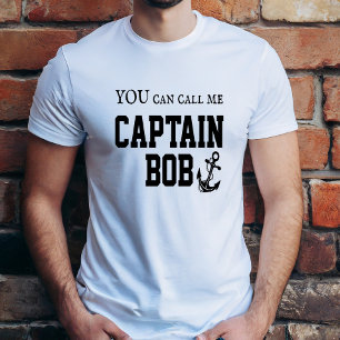 T-shirt Tu peux m'appeler Capitaine Bob