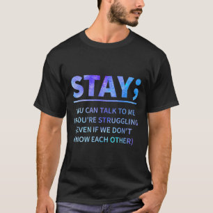 T-shirt Tu peux me parler si tu te bats