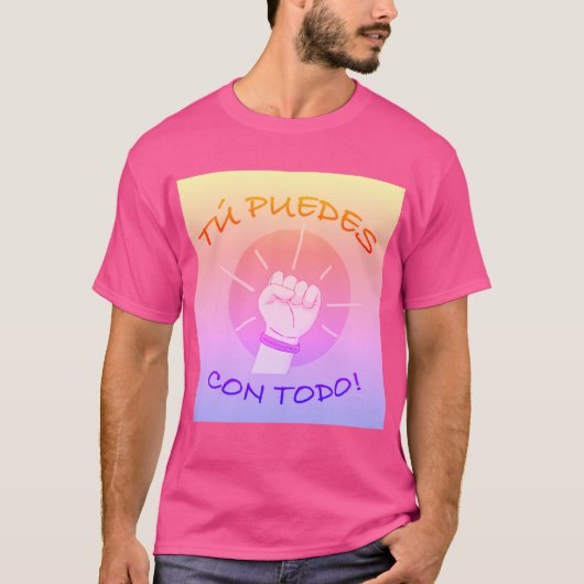 T-shirt tu puedes  (Devant)