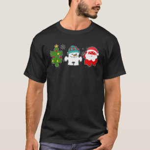 T-shirt Tu Puzzle Sensibilisation sur l'autisme Santa Clau