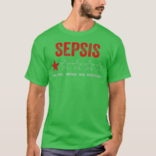 T-shirt Tu Sepsis Mois de sensibilisation Costume Ribbon F
