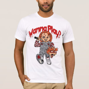 T-shirt Tu veux jouer ? Tee déplaisante inspirée par l'h