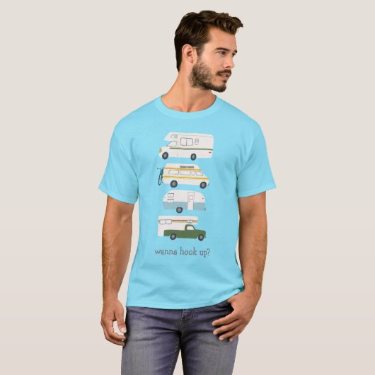 T-shirt Tu Veux Tourner ? Funny Campervan vanlife RV Trail (Devant entier)