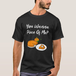 T-shirt Tu Veux Un Morceau De Moi ? Drôle Citrouille desse