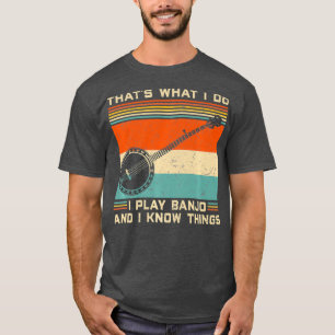 T-shirt Tu Vintage Banjo Players Costume Musician