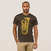 T-shirt Tuba en laiton (Devant entier)