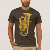 T-shirt Tuba en laiton (Devant)